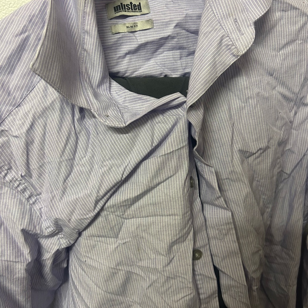 Purple Striped Men's Shirt
